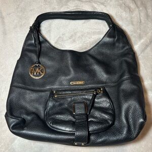 Michael Kors Pebbled Leather Hobo Shoulder Bag